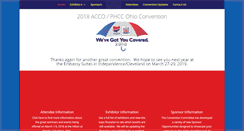 Desktop Screenshot of ohioconvention-phccacco.org